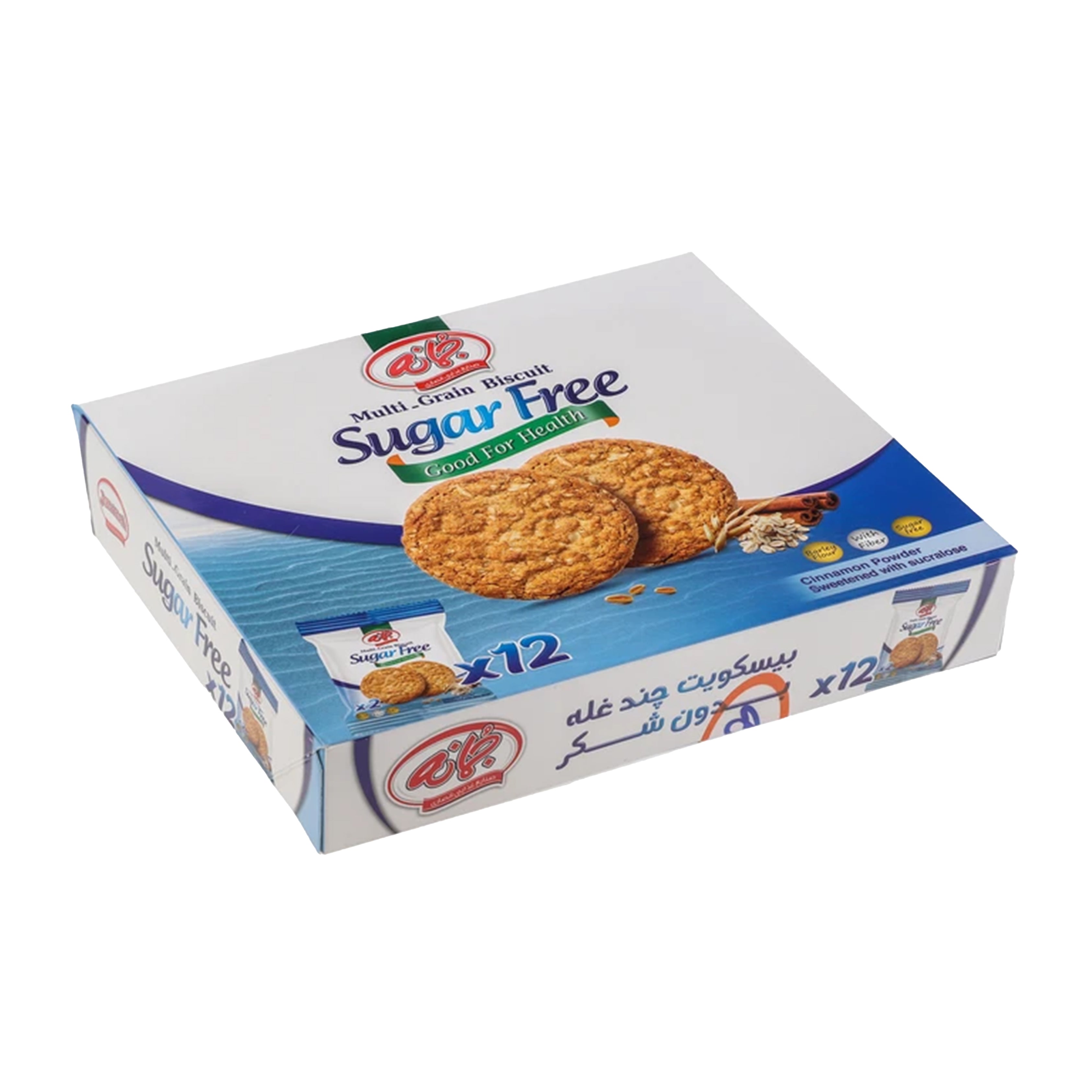 Jomaneh | Multi Grain Sugar Free Bisuit (12 x 30 gr)